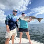 Massive bull redfish catch on a fishing charter at Econfina River State Park